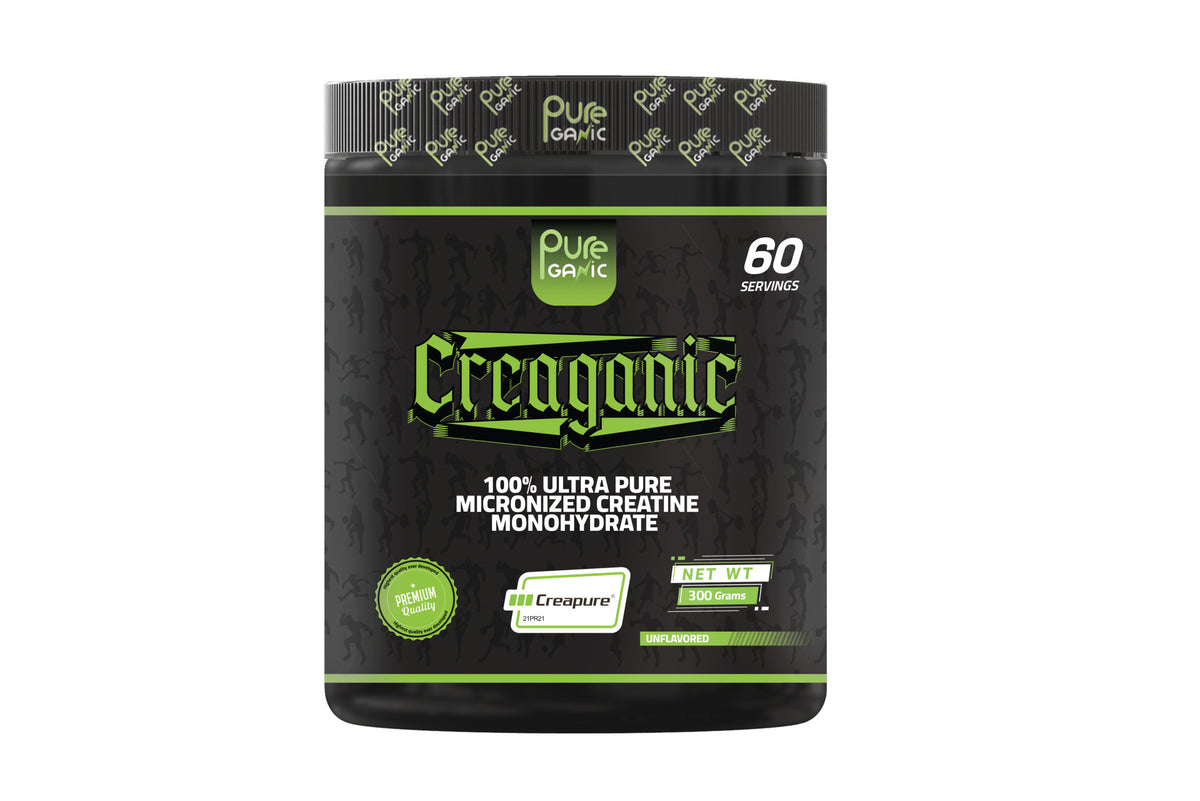 Pure Ganic Creatine creapure - 300G-60 Serving -Unflavored – Energy ...