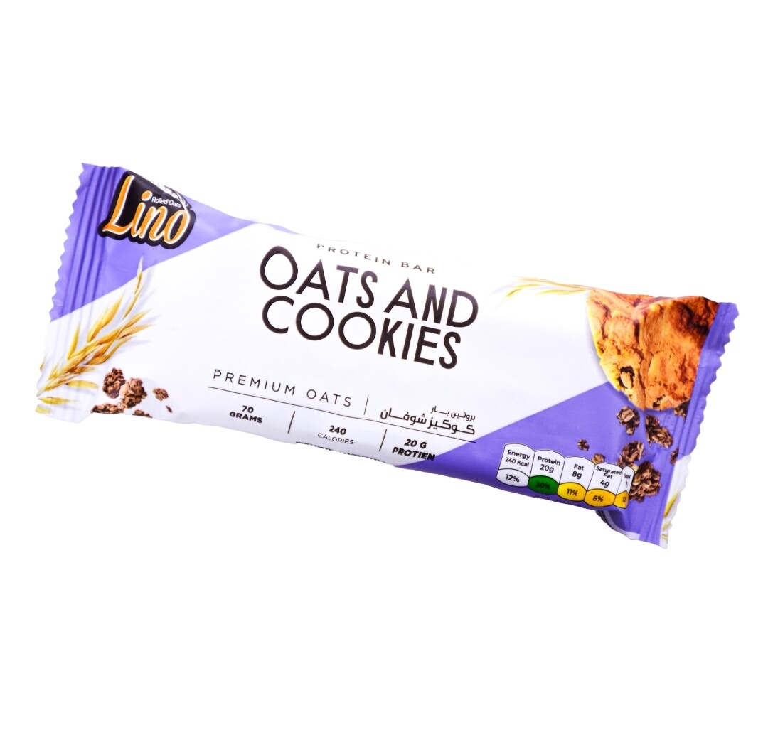 Lino - Protein bar Oats & Cookies - 70g