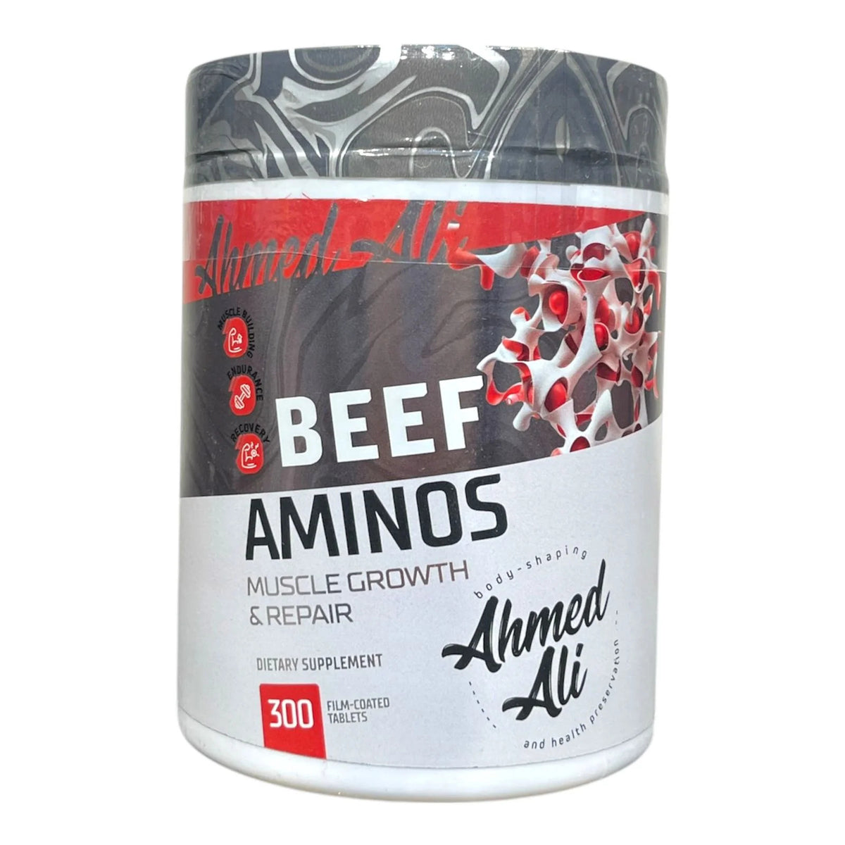 Ahmed Ali Beef Amino-300Tab-30Serv – Energy Supplements EG