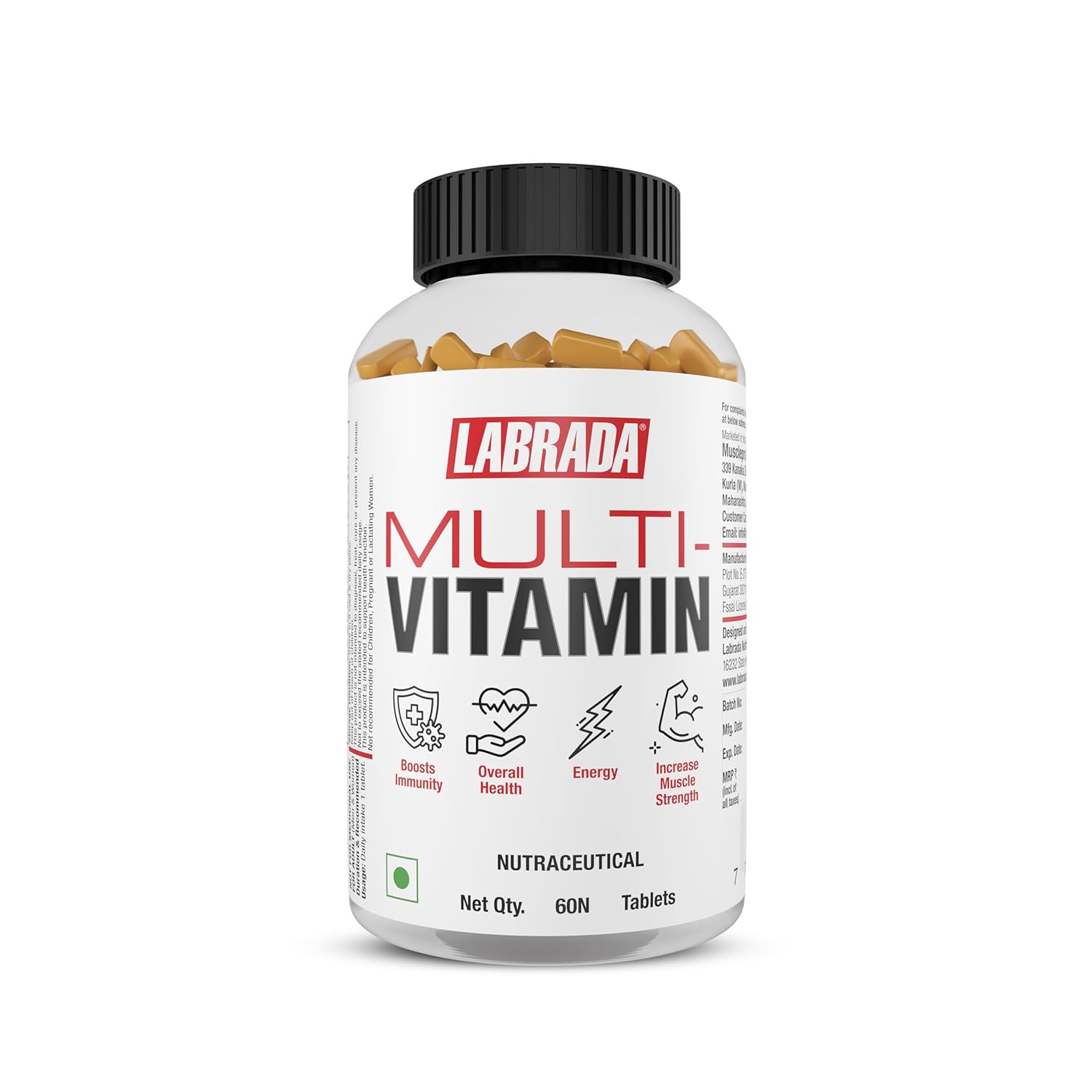 Labrada MultiVitamin Tablet-60 Tablets