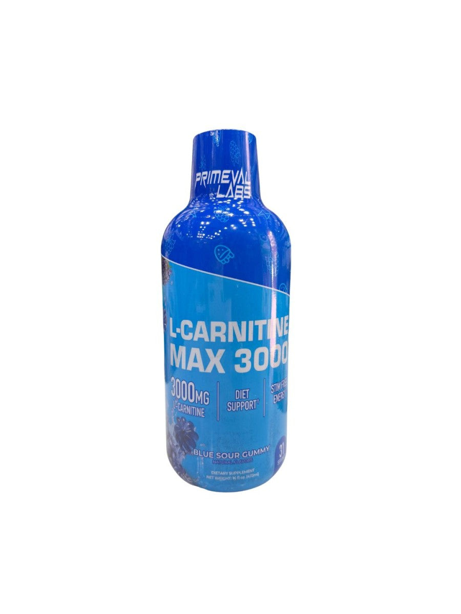 primeval labs l carnitine max 3000 L-Carnitine 3000-Blue Sour Gummy – Energy Supplements EG L-Carnitine Liquid 3000 – Flavor:Vanilla Swirl NPN 80141963